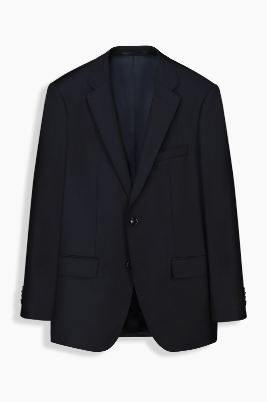 Jam Saxon Regular Fit Yünlü Lacivert Takım Elbise - SARAR