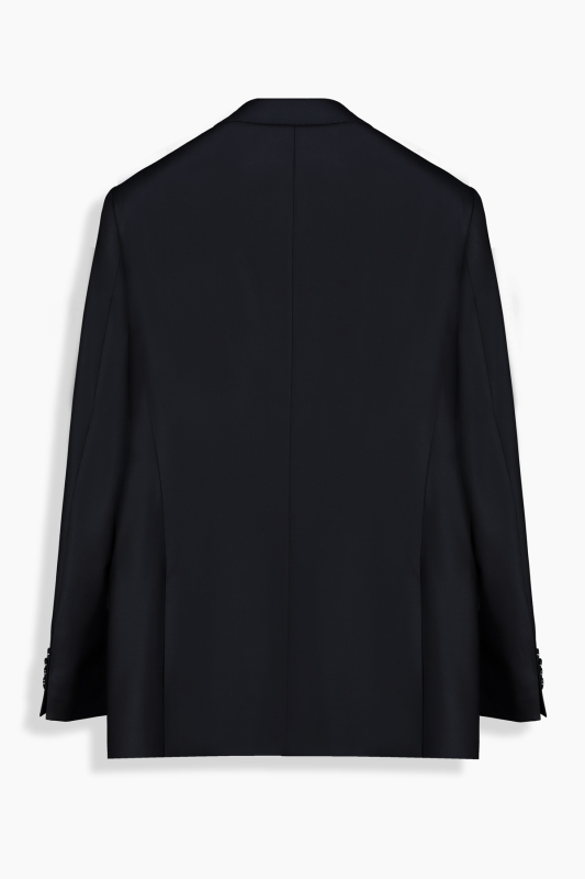 Jam Saxon Regular Fit Yünlü Lacivert Takım Elbise - SARAR