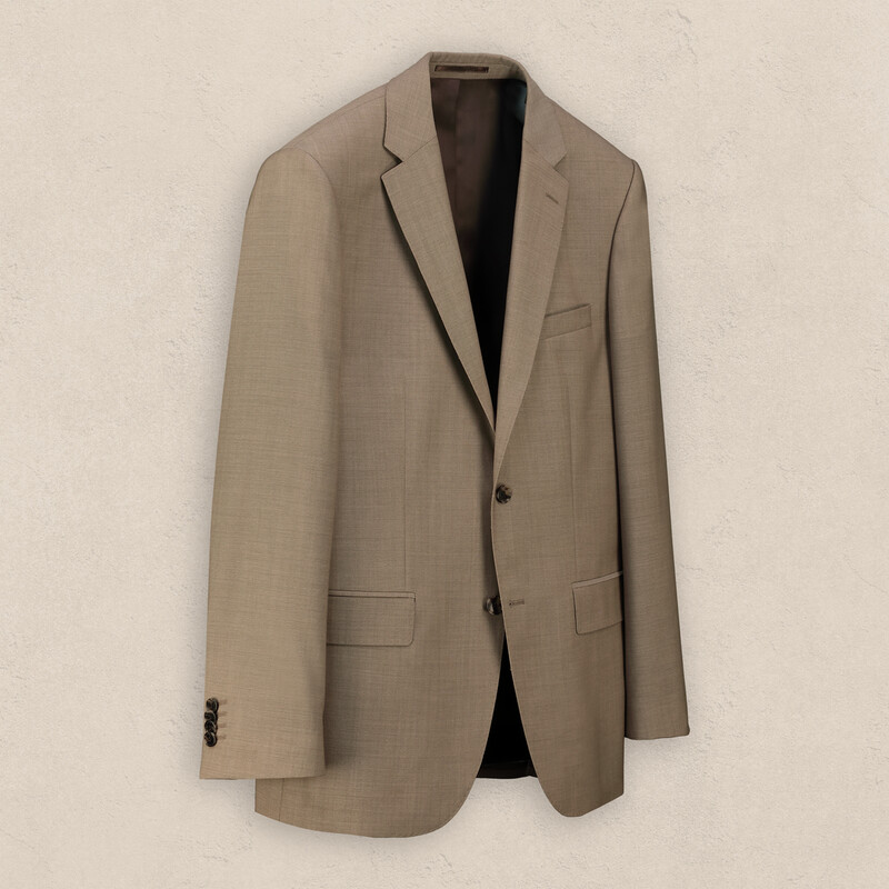 Jam Saxon Regular Fit Klasik Koyu Bej Takım Elbise - SARAR