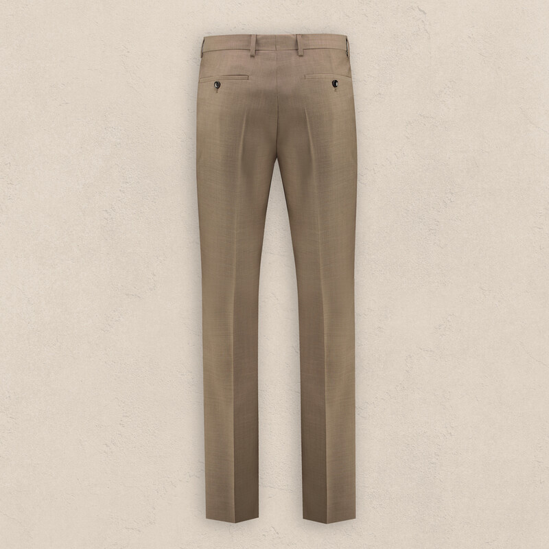 Jam Saxon Regular Fit Klasik Koyu Bej Takım Elbise - SARAR