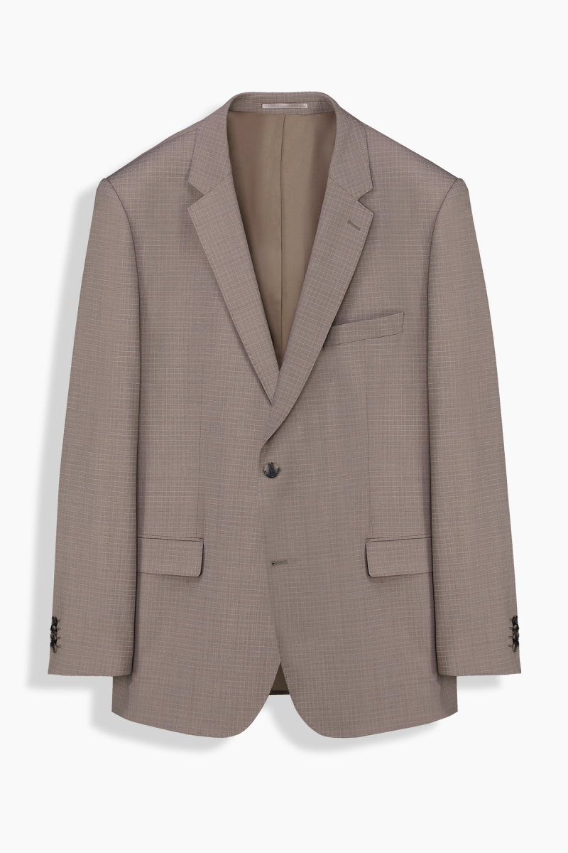 Jam Saxon Regular Fit Açık Kahverengi Takım Elbise - 2