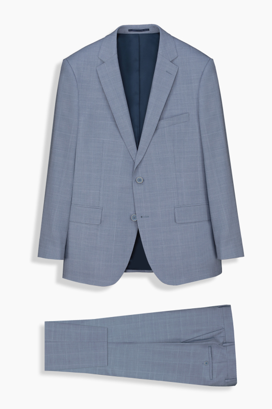 Jam Saxon Regular Fit Açık Mavi Takım Elbise - SARAR