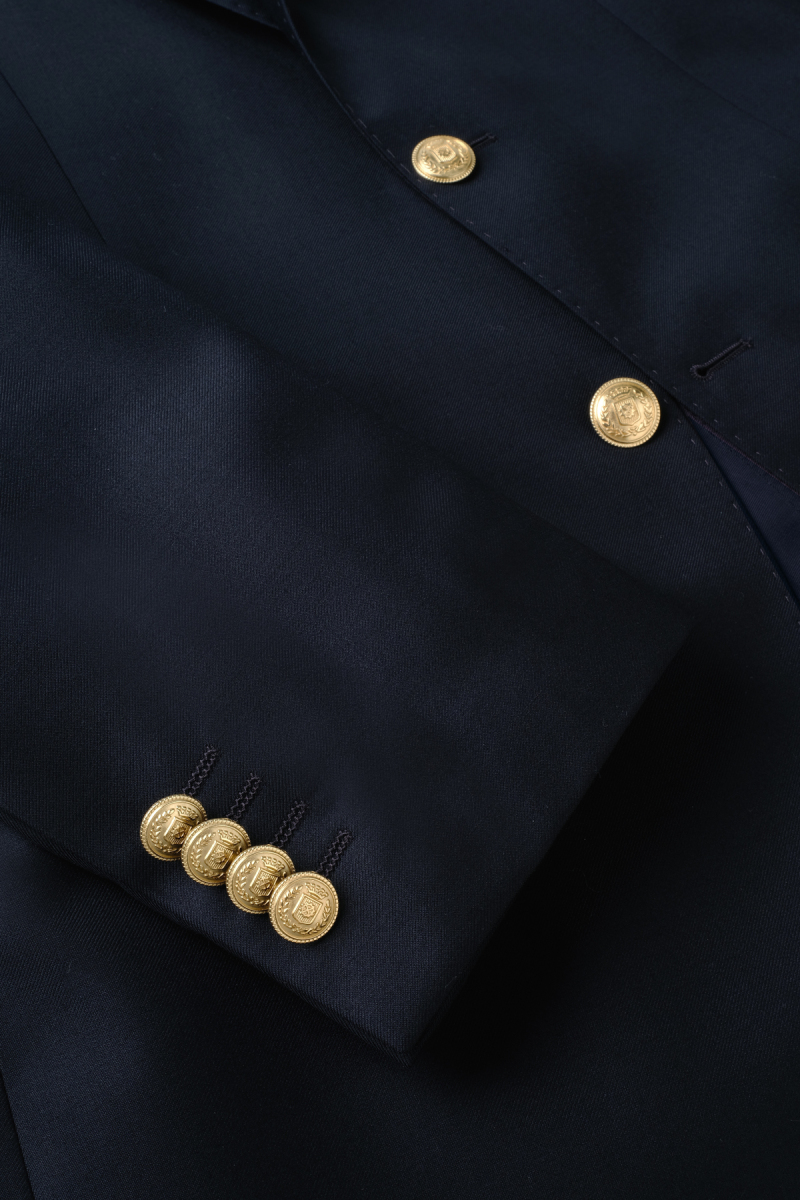 Jam Yün Karışımlı Lacivert Blazer Ceket - 3