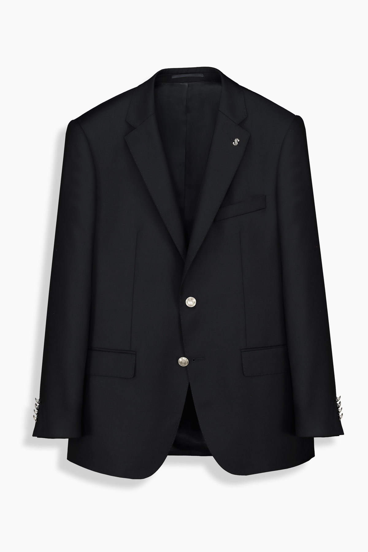 Jam Yün Karışımlı Siyah Blazer Ceket