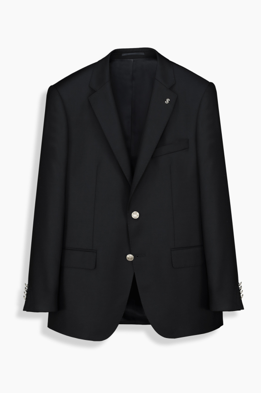 Jam Yün Karışımlı Siyah Blazer Ceket - SARAR