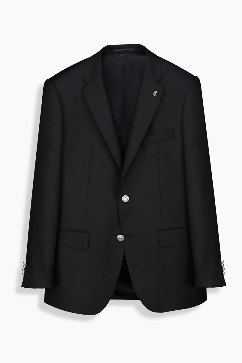 SARAR Jam Yün Karışımlı Siyah Blazer Ceket
