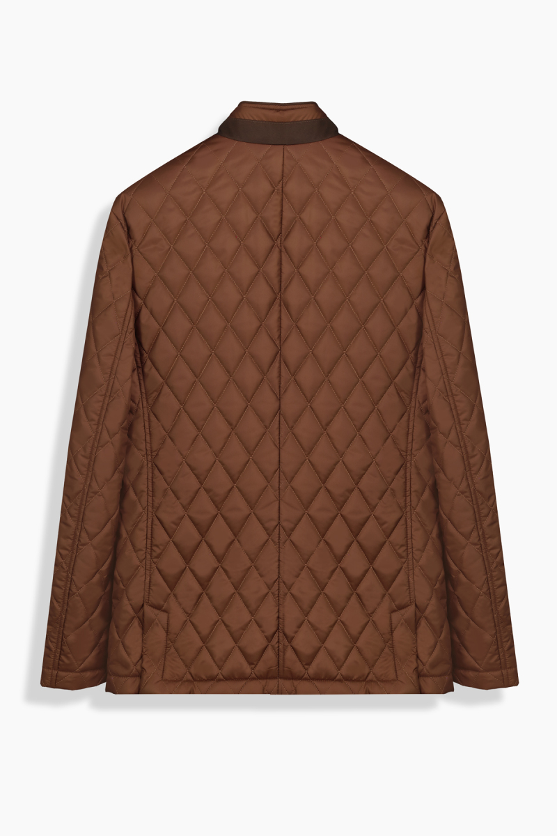 Jarna Baklava Desenli Kiremit Mont - 3