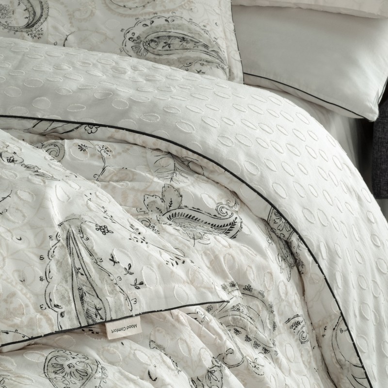 Jianna Nevresim Takımı Tek Kişilik Ekru - SAREV