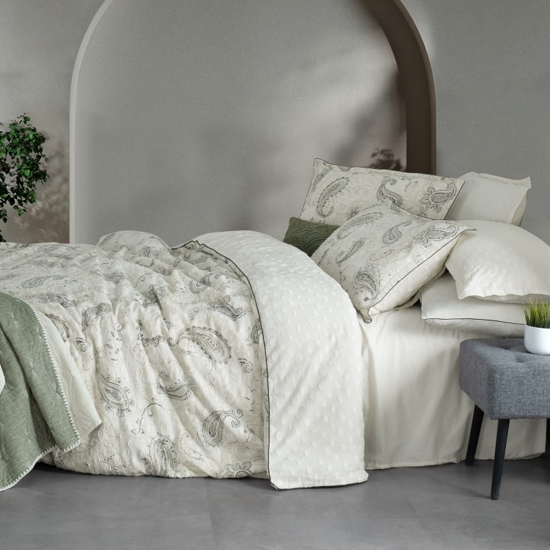 Jianna Nevresim Takımı Tek Kişilik Ekru - SAREV