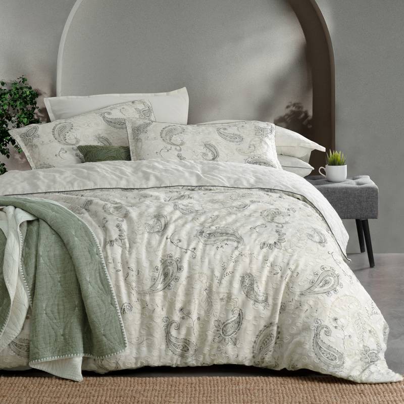 Jianna Nevresim Takımı Çift Kişilik Ekru - 1