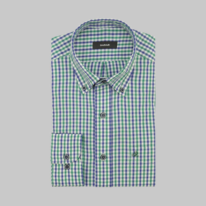 Jolie Kareli Yeşil Gömlek - 3