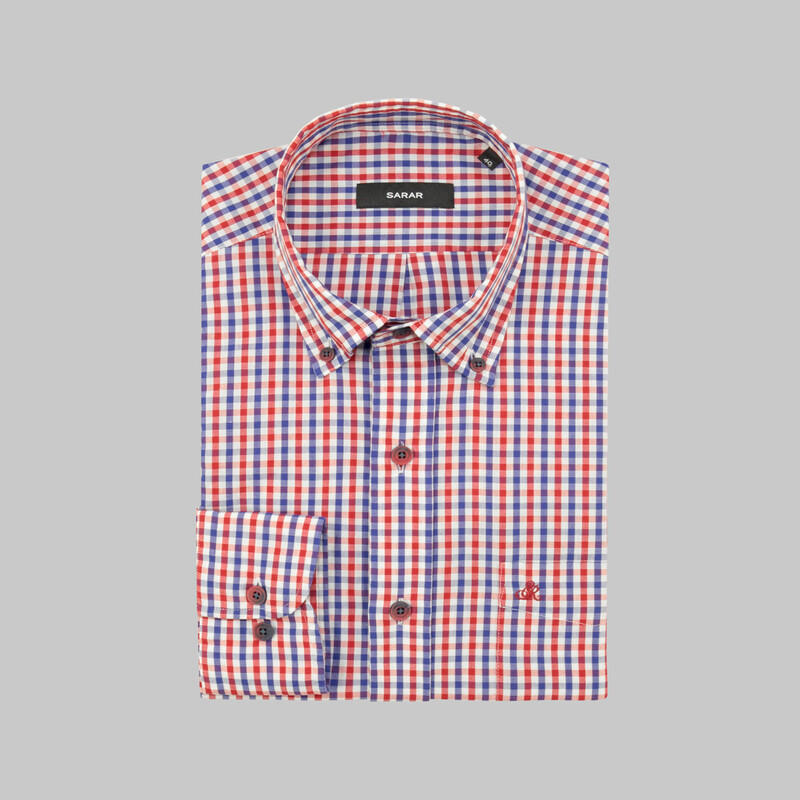 Jolie Kırmızı Kareli Gömlek - SARAR