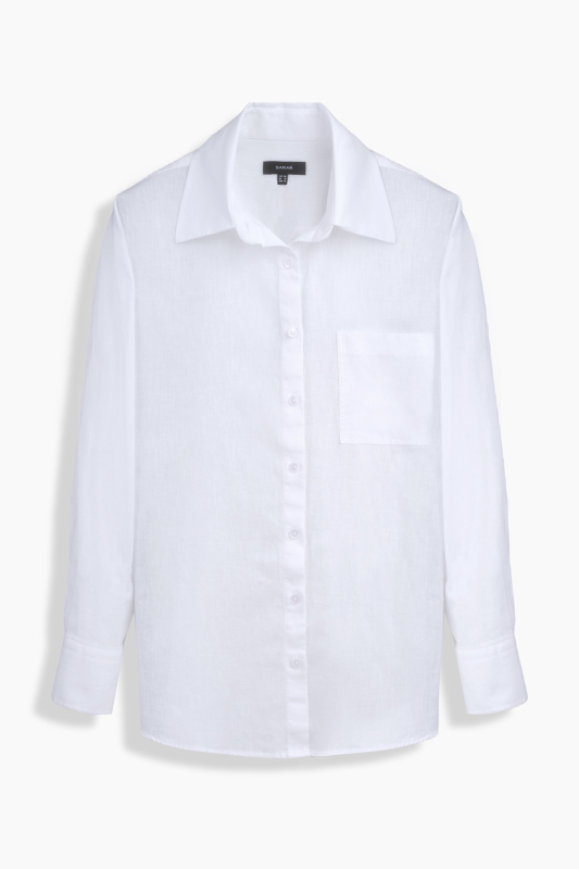 July Kadın Uzun Kol Beyaz Gömlek 