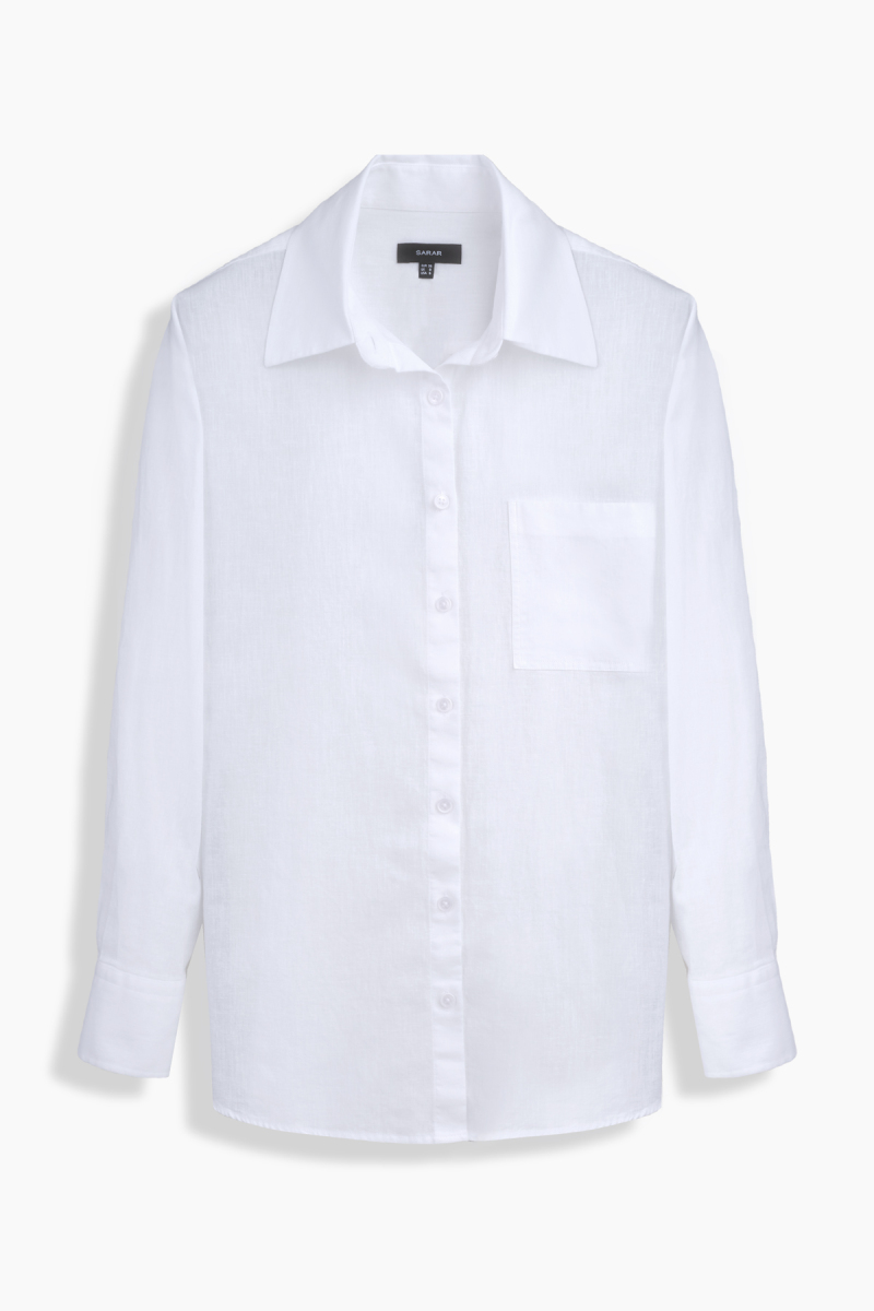 July Kadın Uzun Kol Beyaz Gömlek - 1