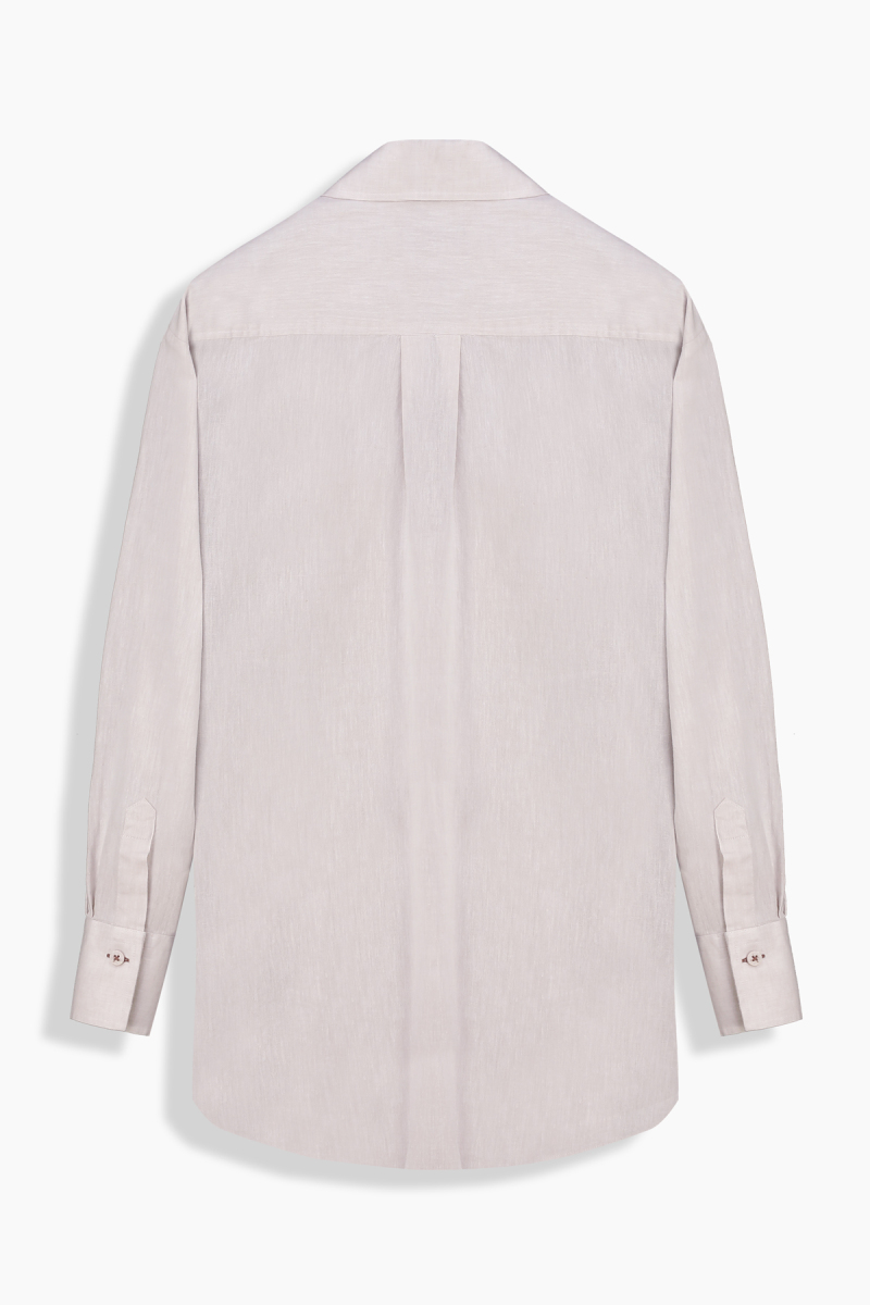 July Taş Rengi Uzun Kol Cepli Gömlek - 2