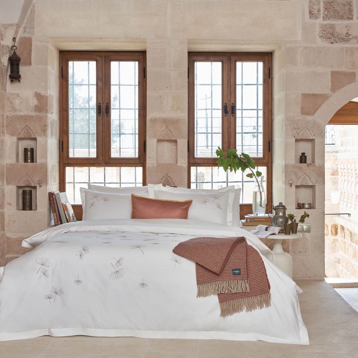 Juventus Saten King Size Beyaz Nevresim Takımı Beyaz - 4