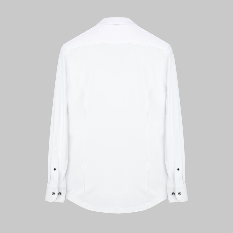K24 Beyaz Uzun Kol Gömlek - INTERVIEW