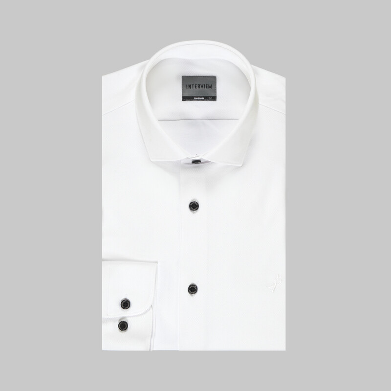 K24 Beyaz Uzun Kol Gömlek - INTERVIEW