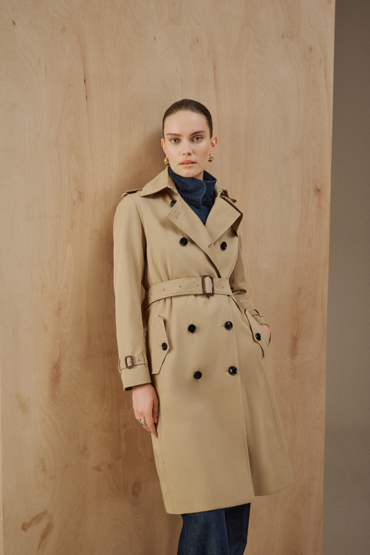 Kadın Bej Trençkot - SARAR WOMAN