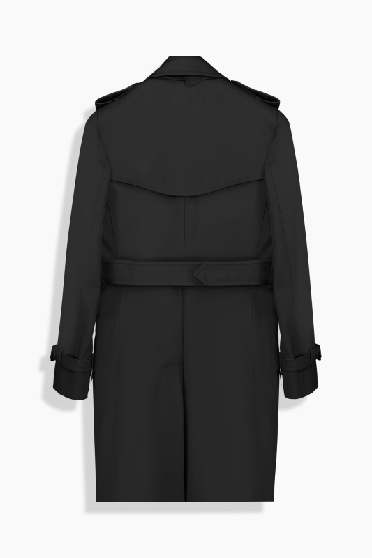 Kadın Siyah Trençkot - SARAR WOMAN