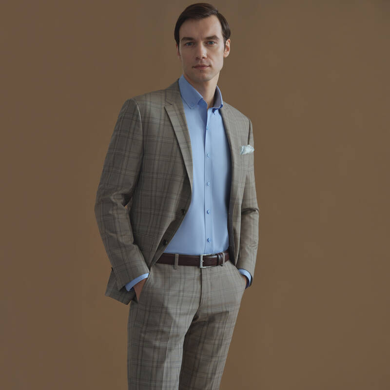 Kahverengi Dikişli Kemer - SARAR