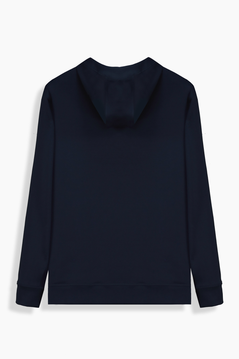 Kapüşonlu Açık Lacivert Sweatshirt - 2