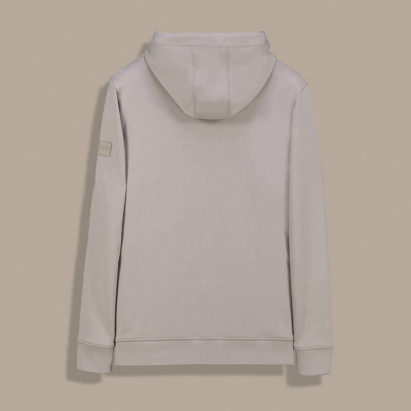 Kapüşonlu Bej Spor Sweatshirt - 2