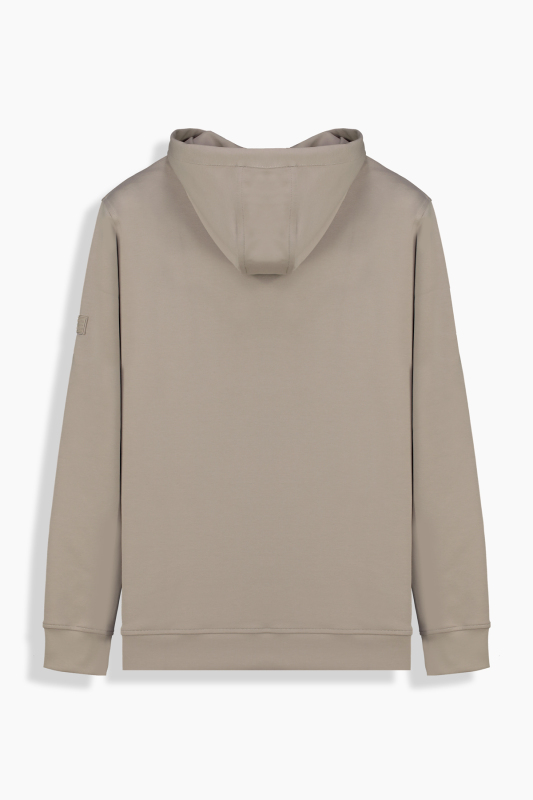 Kapüşonlu Bej Sweatshirt - INTERVIEW