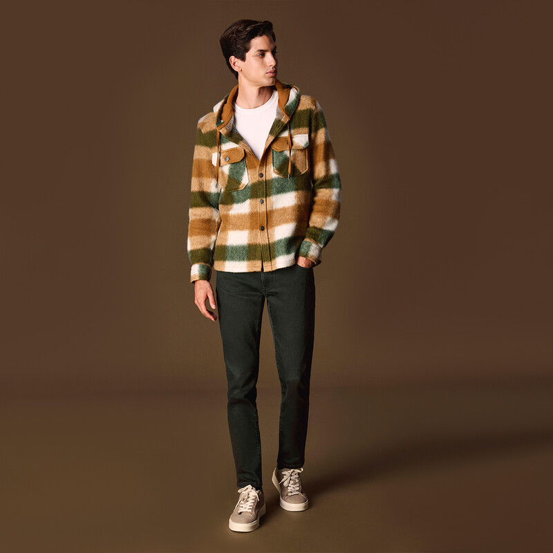 Kapüşonlu Ekose Gömlek - INTERVIEW