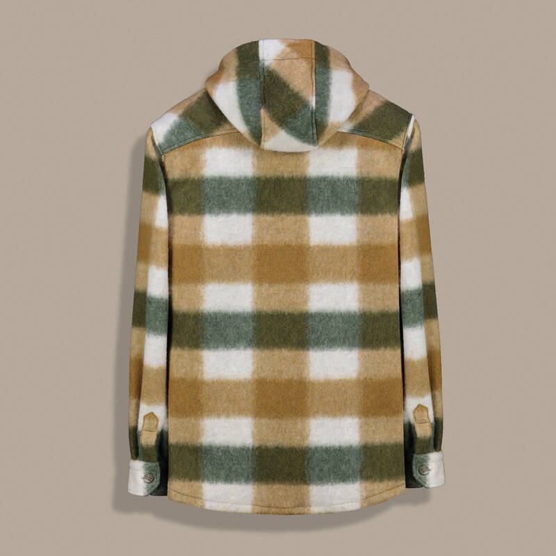 Kapüşonlu Ekose Gömlek - 4
