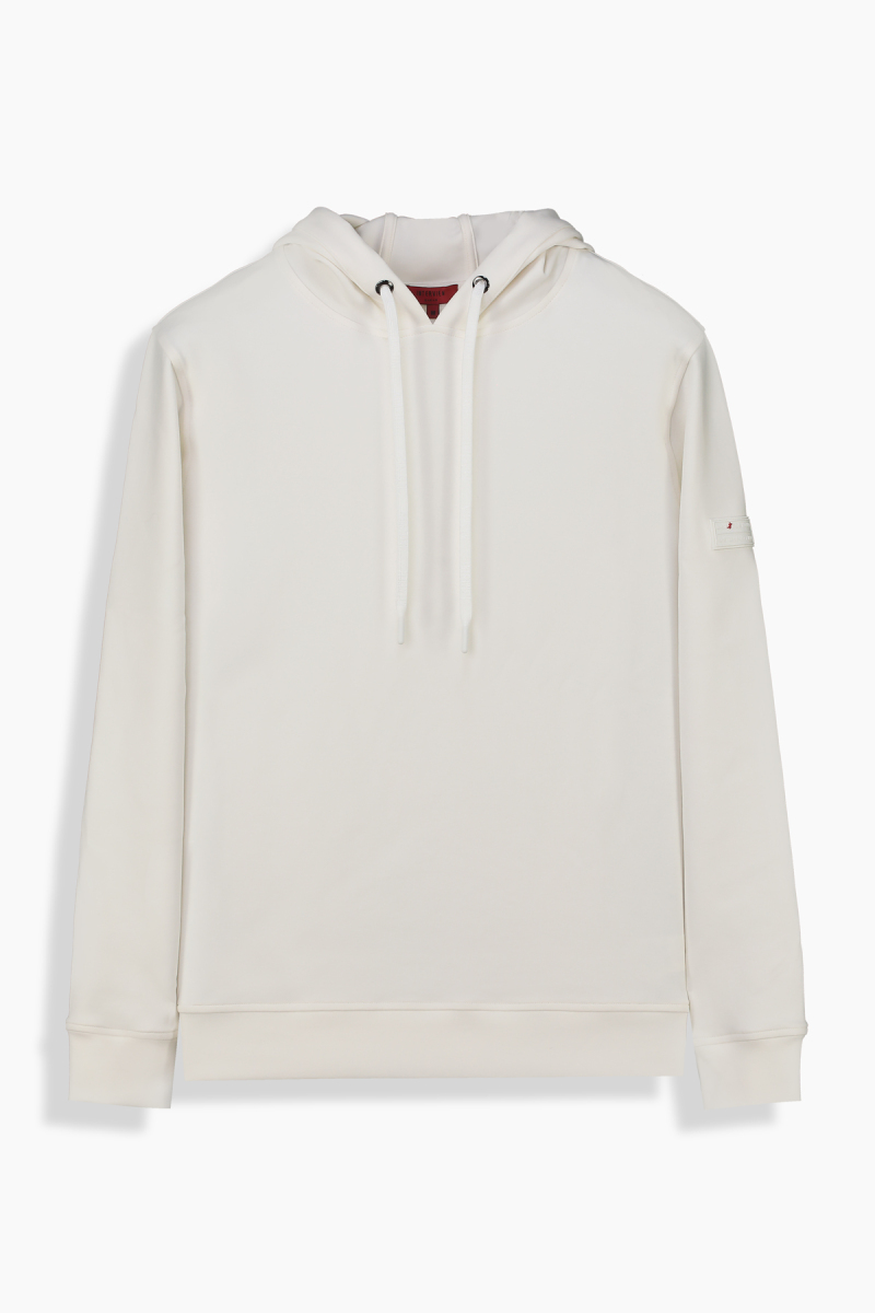 Kapüşonlu Ekru Sweatshirt - 1