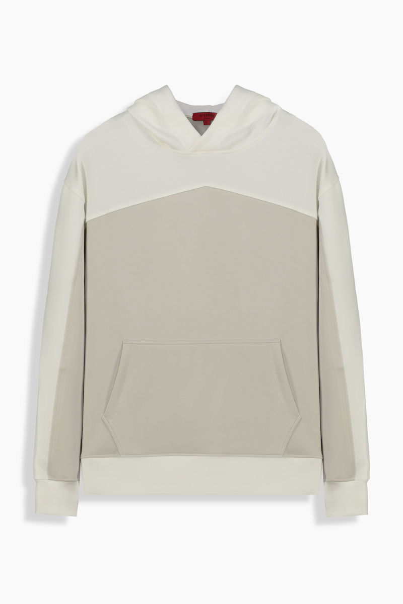 Kapüşonlu Erkek Bej Sweatshirt - 1