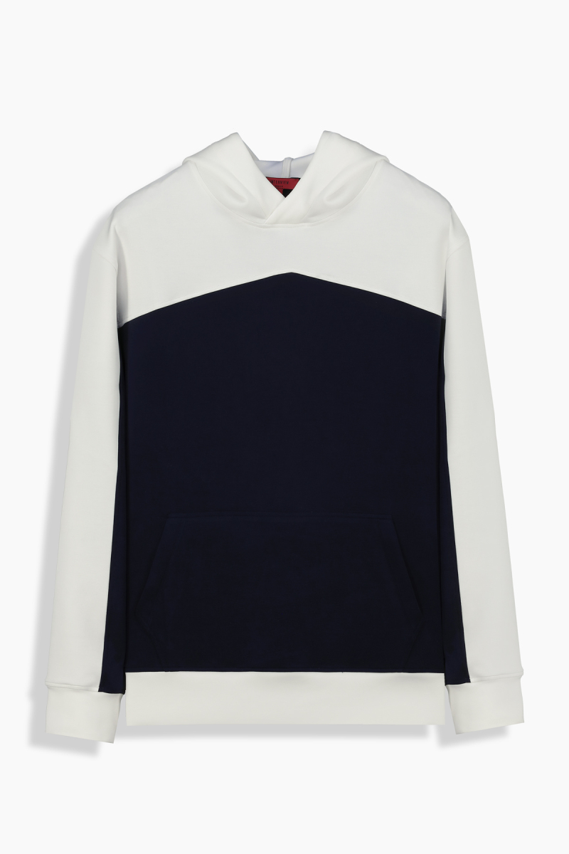 Kapüşonlu Erkek Lacivert Sweatshirt - 1