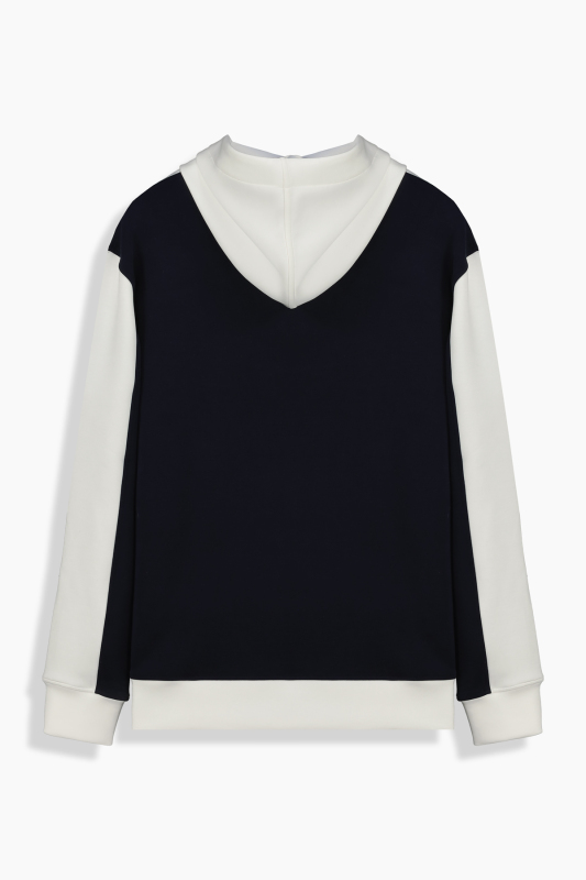 Kapüşonlu Erkek Lacivert Sweatshirt - INTERVIEW