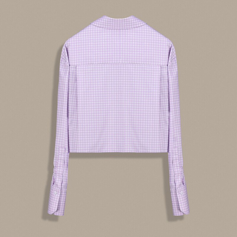 Kassel Lila Uzun Kol Gömlek - SARAR WOMAN