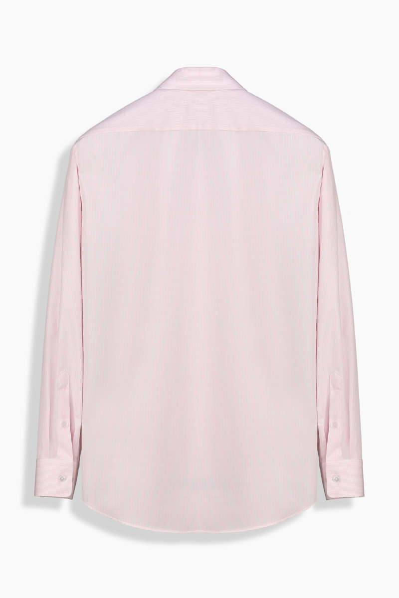 Kent Kareli Cepli Pembe Gömlek - 2