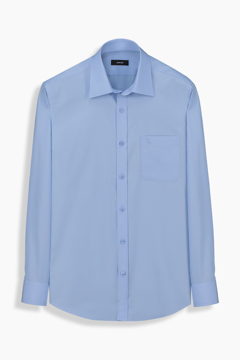 Kent Mavi Cepli Gömlek - 1