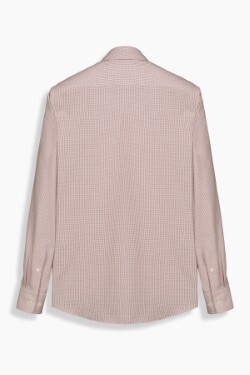 Kent Pitikare Pamuklu Kırmızı Gömlek - SARAR