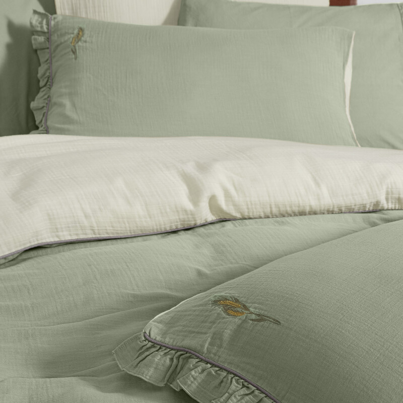 Kenyon Nevresim Takımı Çift Kişilik Yeşil - SAREV