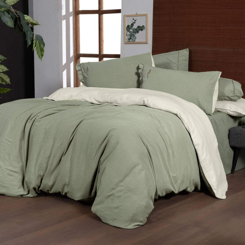 Kenyon Nevresim Takımı Çift Kişilik Yeşil - 3