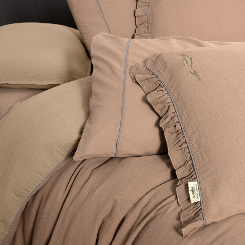 Kenyon Nevresim Takımı Çift Kişilik Bej - SAREV