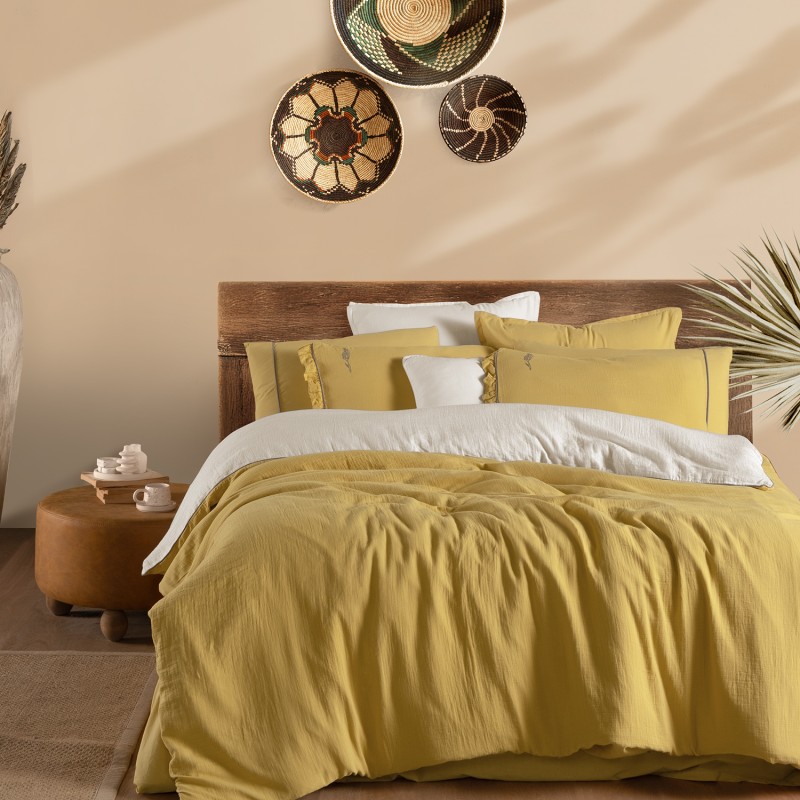 Kenyon Nevresim Takımı Tek Kişilik Sarı 