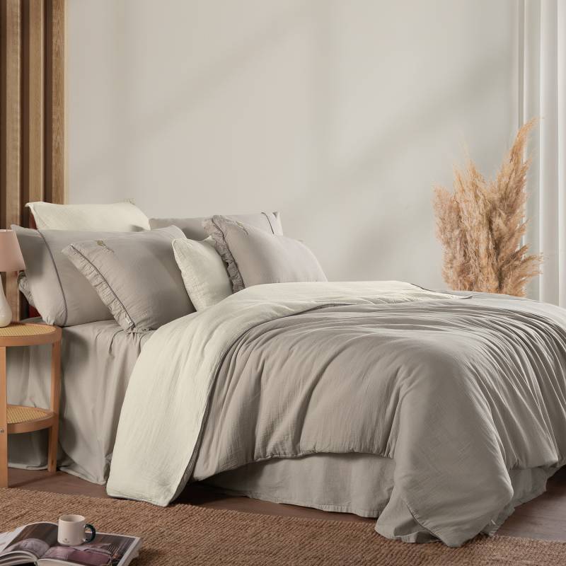 Kenyon Nevresim Takımı Tek Kişilik Ekru - 1