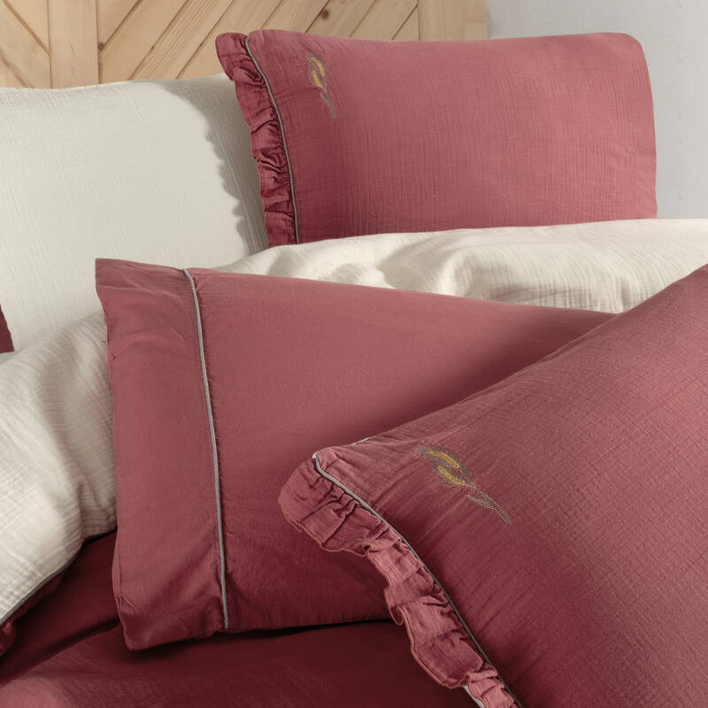 Kenyon Nevresim Takımı Tek Kişilik Pembe - 3