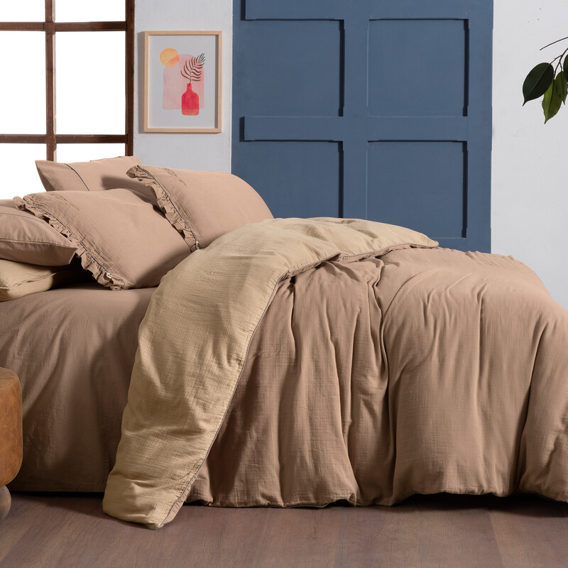 Kenyon Nevresim Takımı Tek Kişilik Bej 