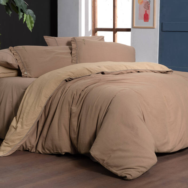 Kenyon Nevresim Takımı Tek Kişilik Bej - 2