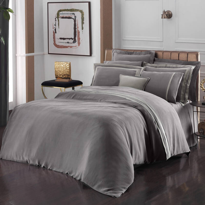 Kimera Cupro Çift Kişilik Nevresim Takımı Lila - 1