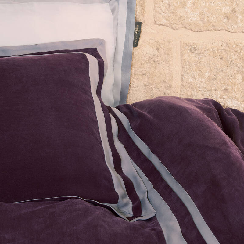 Kimera Cupro Çift Kişilik Nevresim Takımı Mürdüm - 2