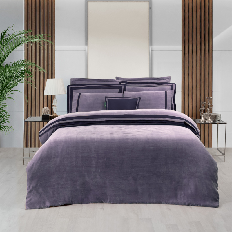 Kimera Cupro Nevresim Takımı King Size Mor - SAREV ELITE