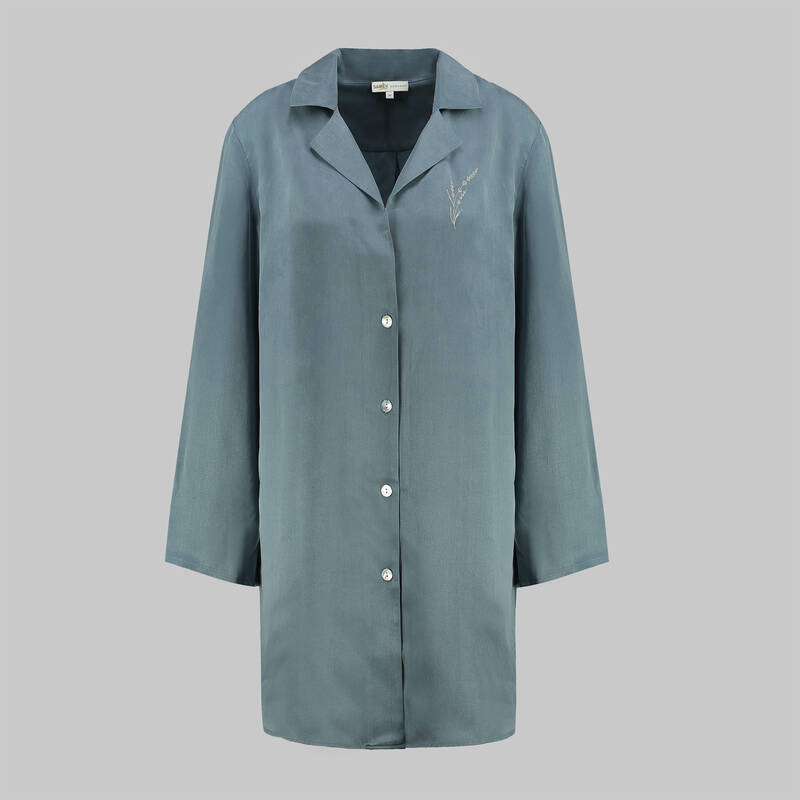 Kimera Cupro Sabahlık Mavi - 1